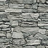 Roommates Stone Peel & Stick Wallpaper - Dark Grey Image 1