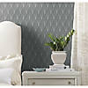 Roommates Strands Peel & Stick Wallpaper - Grey Image 4