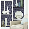 Roommates Strands Peel & Stick Wallpaper - Navy Image 1