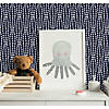 Roommates Strands Peel & Stick Wallpaper - Navy Image 2
