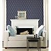 Roommates Strands Peel & Stick Wallpaper - Navy Image 3