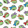 RoomMates Teenage Mutant Ninja Turtles Character Faces Peel and Stick Wallpaper Image 1