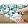 Roommates Tipton Peel & Stick Wallpaper - Teal Image 3