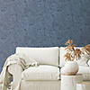 Roommates Tropical Leaves Sketch Peel & Stick Wallpaper - Blue Image 1