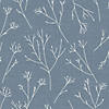 Roommates Twigs Peel & Stick Wallpaper - Blue Image 1