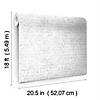 Roommates Ulo Texture Peel &amp; Stick Wallpaper - White Image 4