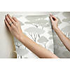 RoomMates Umbrella Pines Peel & Stick Wallpaper, Brown Image 1