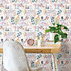 RoomMates Unicorn Paradise Peel and Stick Wallpaper - Whites Image 2