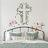 RoomMates Watercolor Floral Cross Giant Peel & Stick Wall Decals Image 2