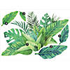 Roommates Watercolor Tropical Leaves Peel And Stick Giant Wall Decals Image 1