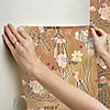 RoomMates Yoga Goddesses Peel And Stick Wallpaper, Brown Image 1