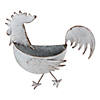 Rooster Galvanized Wall Planter Image 1