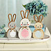 Rope Ear Bunnies Easter Tabletop Decorations - 3 Pc. Image 1