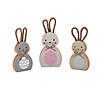 Rope Ear Bunnies Easter Tabletop Decorations - 3 Pc. Image 1