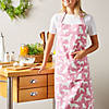 Rose Dog Print Chef Apron Image 4