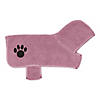 Rose Embroidered Paw Small Pet Robe Image 1