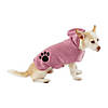 Rose Embroidered Paw X-Small Pet Robe Image 1
