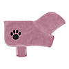 Rose Embroidered Paw X-Small Pet Robe Image 1