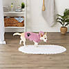 Rose Embroidered Paw X-Small Pet Robe Image 3