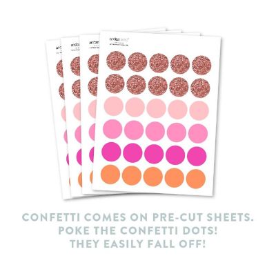 Rose Gold Ice Cream Confetti 180-Pack Image 1