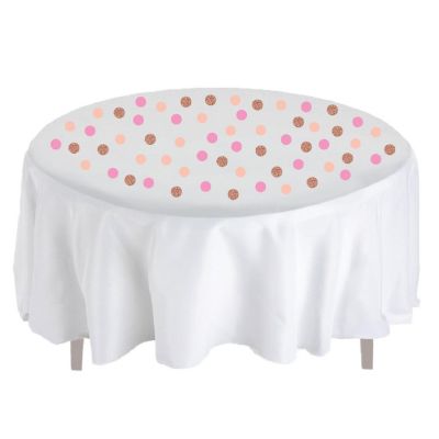 Rose Gold Peach Confetti 180-Pack Image 2