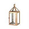 Rose Metal Frame Caring Lantern 13.75" Image 1