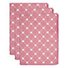 Rose Printed Trellis Paw Small Pet Towel (Set Of 3) Image 1