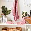 Rose Printed Trellis Paw Small Pet Towel (Set Of 3) Image 2