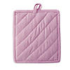 Rose Solid Chambray Potholder (Set Of 2) Image 3