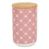 Rose Trellis Paw Ceramic Treat Canister Image 1