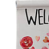 Roses and Hearts Floral "Welcome" Outdoor Garden Flag 18" x 12.5" Image 4
