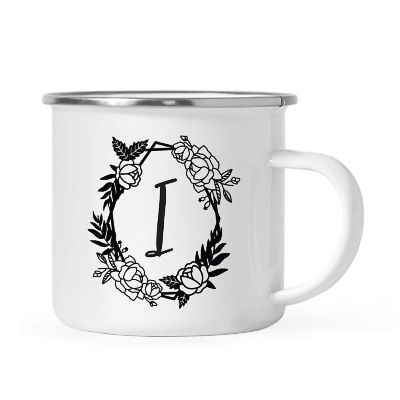 Roses Monogram I 11oz Campfire Mug Image 1