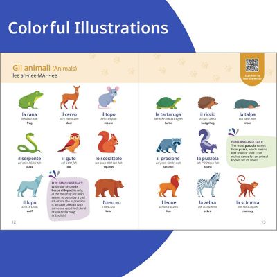 Rosetta Stone Italian Picture Dictionary, Italy Vocabulary Builder and Language Learning Book, Learn to Read and Pronounce Basic Sight Words, Common Phrases, Image 3