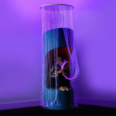 Round Fiber Optic Curtain - 100 Strands Image 1