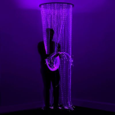 Round Fiber Optic Curtain - 100 Strands Image 3