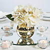 Round Gold Mercury Bud Vases - 6 Pc. Image 1