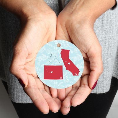 Round Keepsake Ornament, CA &amp; CO Image 2