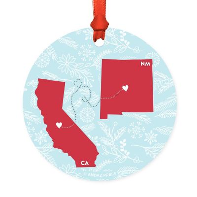 Round Keepsake Ornament, CA &amp; NM Image 2