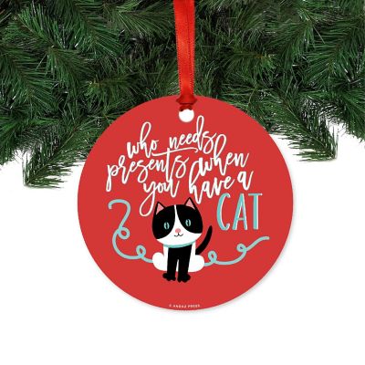 Round Metal Cat, Need Presents Image 1