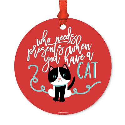 Round Metal Cat, Need Presents Image 1