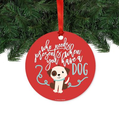Round Metal Dog, Need Presents Image 1