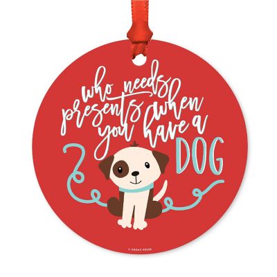 Round Metal Dog, Need Presents Image 1