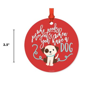 Round Metal Dog, Need Presents Image 2