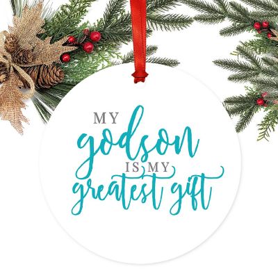 Round Metal Godson Greatest Gift Image 1