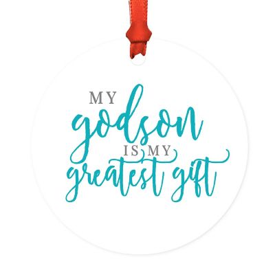 Round Metal Godson Greatest Gift Image 1