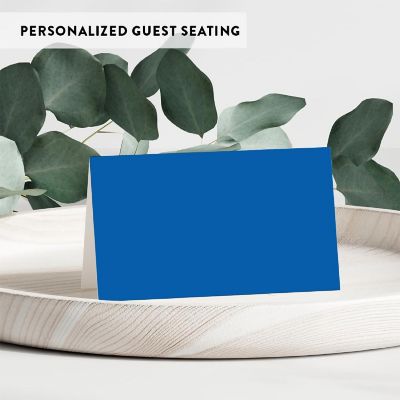 Royal Blue Table Tent Place Cards 20-Pack Image 2