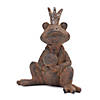 Royal Sitting Frog Figurine (Set Of 6) 4.5"H Resin Image 2