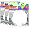 Roylco Color Diffusing Paper Flowers, 80 Per Pack, 3 Packs Image 1