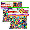 Roylco Double Color Mosaic Squares, 3/8", 10,000 Per Pack, 2 Packs Image 1