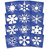 Roylco Super Snowflake Stencils, 12 Per Pack, 2 Packs Image 1